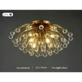 MIRODEMI® Aggius | Colorful Crystal Led Round Ceiling Chandelier light