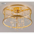Copper Modern Crystal LED Hanging Chandelier exquisite lighting fixture