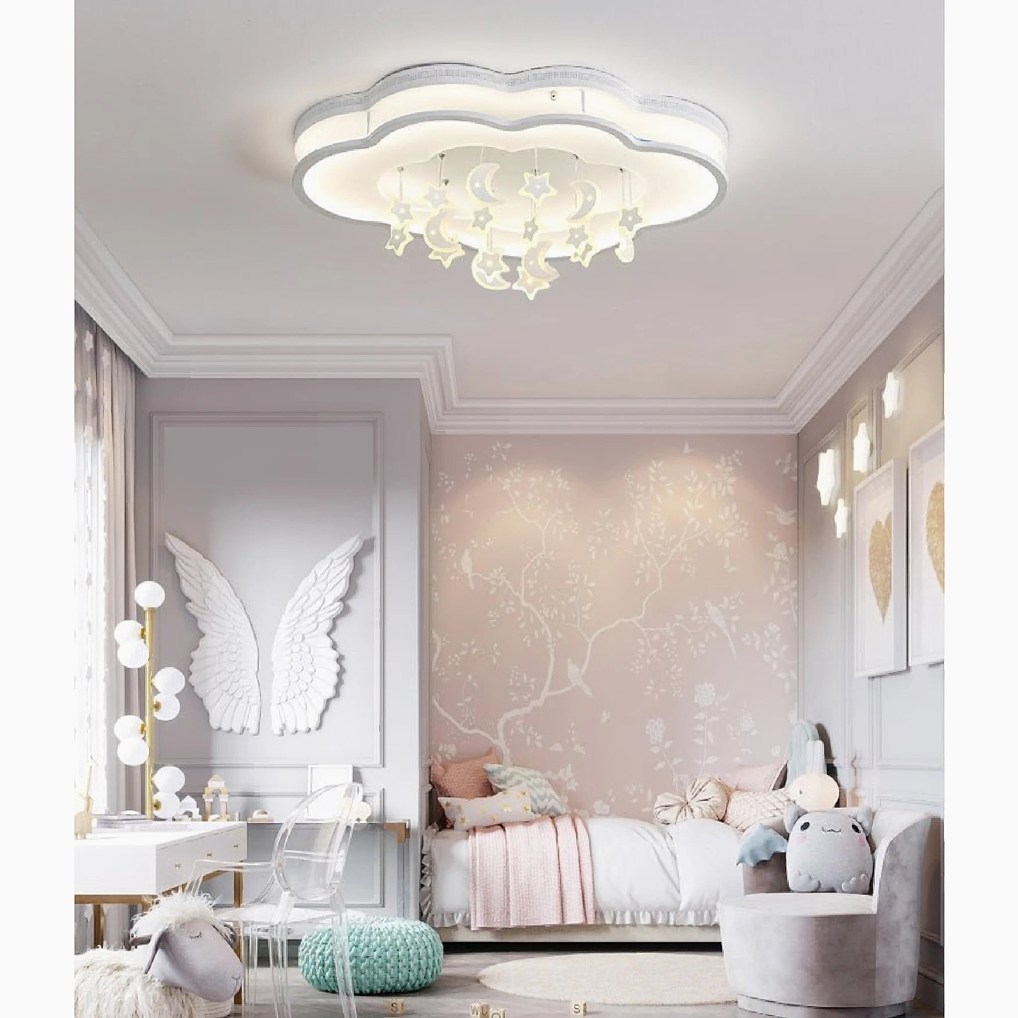Aglie Kids Room Led Star shaped Ceiling Lighting – Mirodemi