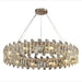 MIRODEMI® Agnadello | Creative Сrystal Ring Ceiling LED Chandelier for Classy House