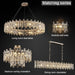 MIRODEMI® Agnadello | Elegant Creative Сrystal Ring Ceiling LED Chandelier for Bedroom
