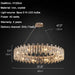 MIRODEMI® Agnadello | Creative Сrystal Ring Ceiling LED Chandelier for Lovely Bedroom