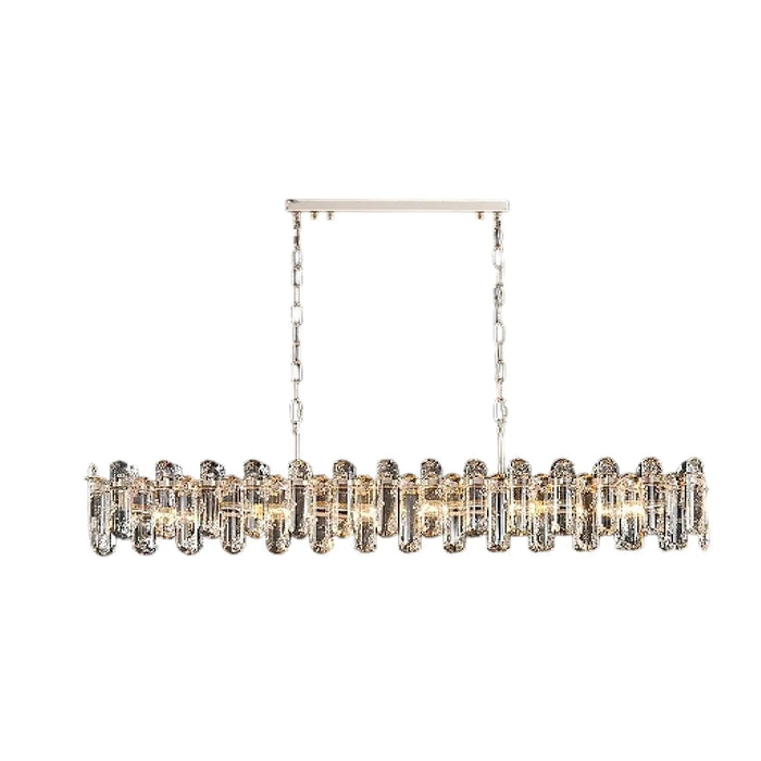 MIRODEMI® Agnana Calabra | Creative Rectangle Сrystal Ceiling LED Chandelier for Home