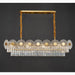 MIRODEMI® Agnone | Great Creative Rectangle Crystal LED Chandelier for Dining Room
