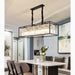 MIRODEMI® Agnosine | Rectangle Crystal Hanging LED Chandelier for House