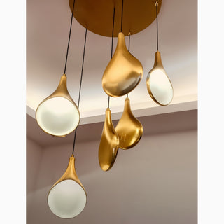 MIRODEMI® Modern Drop-Shaped Pendant Chandelier with Chic Design