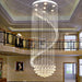 MIRODEMI® Agrate Brianza | Luxury Elegant Cascading Glass Chandelier