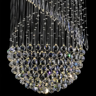 MIRODEMI® Agrate Brianza | Luxury Elegant Cascading Glass Chandelier