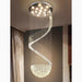 MIRODEMI® Agrate Brianza | Luxury Elegant Cascading Glass Chandelier