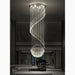 MIRODEMI® Agrate Brianza | Luxury Elegant Cascading Glass Chandelier