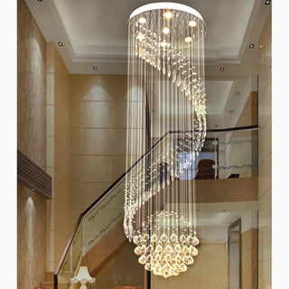 MIRODEMI® Agrate Brianza | Luxury Elegant Cascading Glass Chandelier