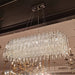 MIRODEMI® Agrigento | Modern Chrome Crystal LED Chandelier For Classy House