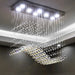 MIRODEMI® Agropoli | Luxury Rectangle LED Crystal Lamp for Living Room