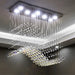 MIRODEMI® Agropoli | Luxury Rectangle LED Crystal Lamp for Bedroom
