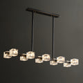 MIRODEMI Agugliano | Lovely Modern Copper Crystal LED Chandelier For Dining Room