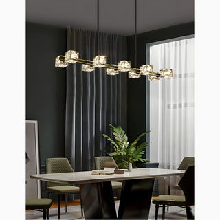 MIRODEMI Agugliano | Modern Copper Crystal LED Chandelier For Home