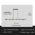 MIRODEMI® Agugliano | Marvellous Modern Copper Crystal LED Chandelier For Dining Room