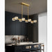 MIRODEMI® Agugliano | Modern Copper Crystal LED Chandelier For Kitchen