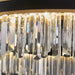 MIRODEMI® Ahrntal | Luxury Oval Crystal Perfect LED Chandelier for Dining room