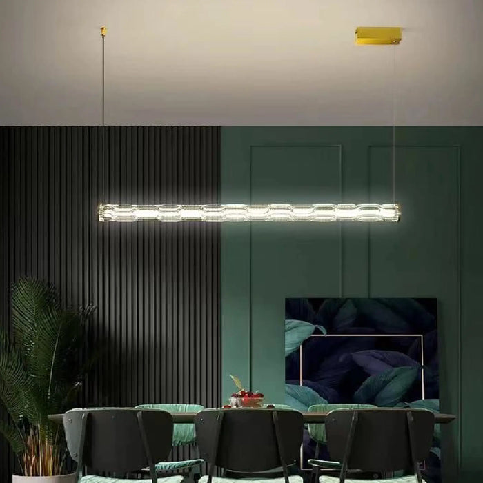 MIRODEMI® Aiello del Friuli | Stylish Luxury Copper LED Pendant Light for Dining Room