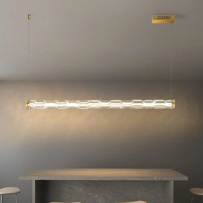 MIRODEMI® Aiello del Friuli | Minimalistic Luxury Copper LED Pendant Light for Dining Room