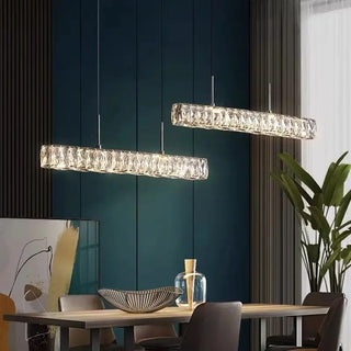 MIRODEMI® Aiello del Sabato | Modern Crystal Pendant LED Light for Kitchen