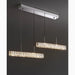 MIRODEMI® Aiello del Sabato | Elite Modern Crystal Pendant LED Light for Study, Dining Room
