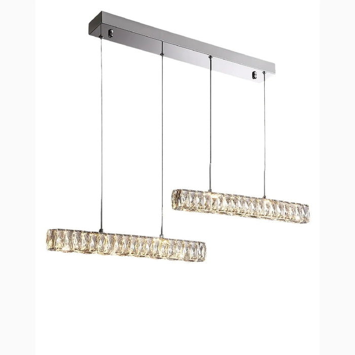 MIRODEMI® Aiello del Sabato | Gorgeous Modern Crystal Pendant LED Light for Study, Dining Room