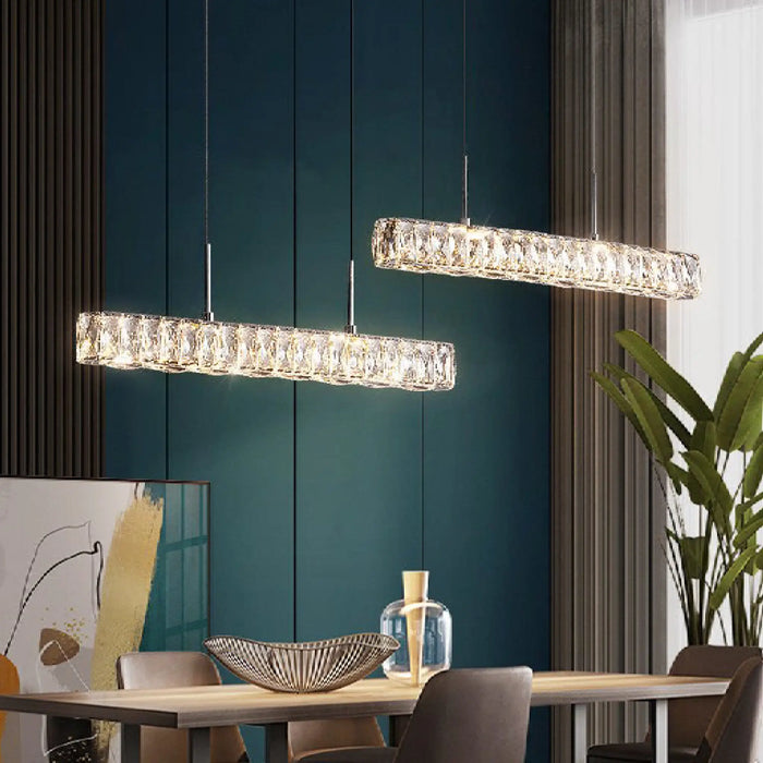 MIRODEMI® Aiello del Sabato | Modern Crystal Pendant LED Light for Home