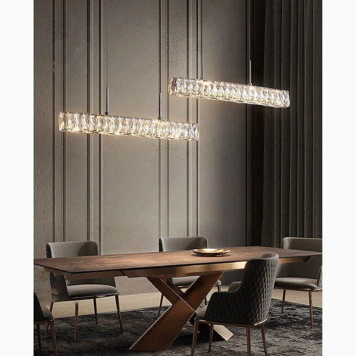 MIRODEMI® Aiello del Sabato | Modern Crystal Pendant LED Light for Living Room