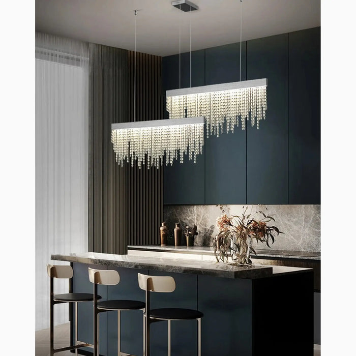 MIRODEMI® Ailano | Exclusive Splendid Creative Raindrops Shining LED Crystal Chandelier