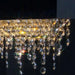 MIRODEMI® Ailano | Splendid Creative Raindrops Shining LED Crystal Chandelier in Details