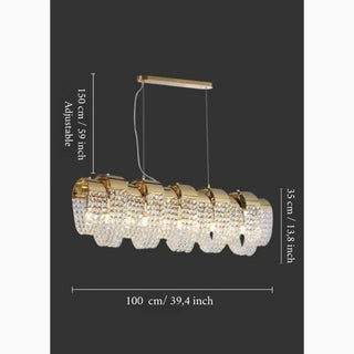 MIRODEMI® Ailoche | Modern Deluxe Led Crystal Bright Chandelier For Dining Room Parameters