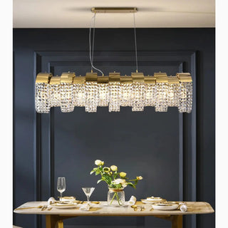 MIRODEMI® Ailoche | Classy Modern Deluxe Led Crystal Bright Chandelier For Dining Room