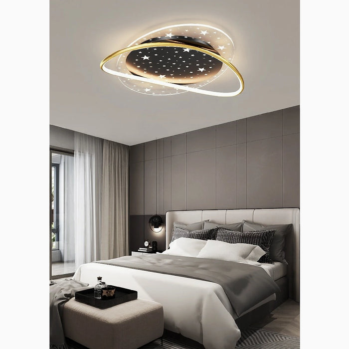 MIRODEMI® Airasca | Acrylic Dimmable Ceiling Lamp with Stars