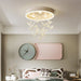 MIRODEMI® Alanno | Decorative Lighting Fixture with golden birds | golden chandelier | ceiling light