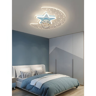 MIRODEMI® Alba | Modern Moon Led Ceiling Lamp with LED Lighting Surface image | luxury lighting | star shape ceiling lamps | led lamps