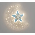 MIRODEMI® Alba | Modern Moon Led Ceiling Lamp with LED Lighting Surface image | luxury lighting | star shape ceiling lamps | led lamps