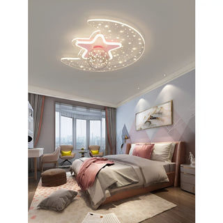 MIRODEMI® Alba | Modern Moon Led Ceiling Lamp with LED Lighting Surface image | luxury lighting | star shape ceiling lamps | led lamps