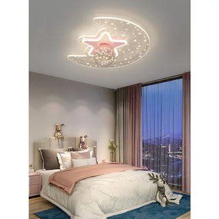 MIRODEMI® Alba | Modern Moon Led Ceiling Lamp with LED Lighting Surface image | luxury lighting | star shape ceiling lamps | led lamps