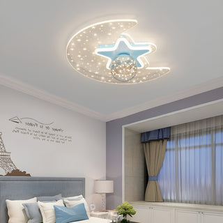 MIRODEMI® Alba | Modern Moon Led Ceiling Lamp with LED Lighting Surface image | luxury lighting | star shape ceiling lamps | led lamps