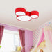 MIRODEMI® Albairate | Multicolor Led Ceiling Light for Kids Room red