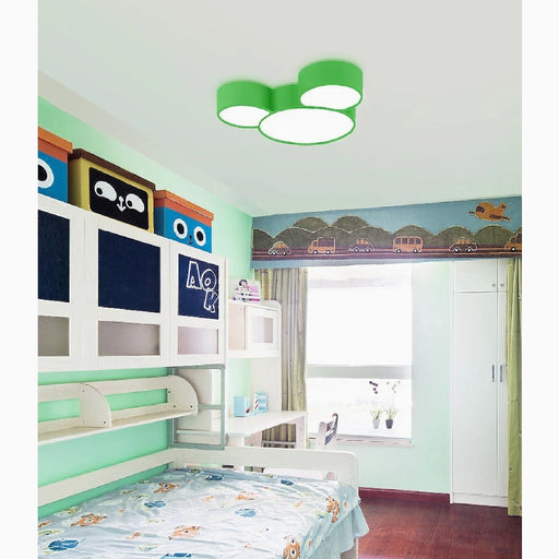 MIRODEMI® Albairate | Multicolor Led Ceiling Light for Kids Room green