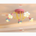 MIRODEMI® Albanella | Modern Pink Ceiling Lamp for Girls Bedroom | chandeliers | flush mount | for kids room