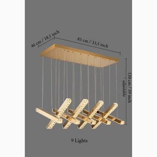 MIRODEMI® Albano Sant'Alessandro | Creative Stylish Crystal Led Chandelier For Luxury Interior