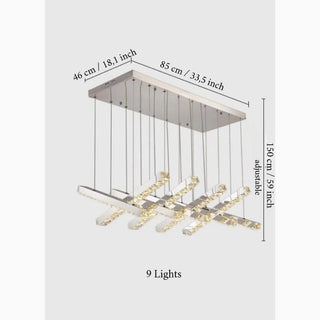 MIRODEMI® Albano Sant'Alessandro | Creative Stylish Crystal Led Chandelier For Exclusive House