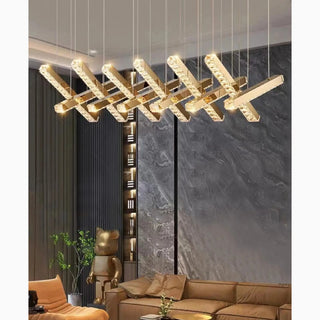 MIRODEMI® Albano Sant'Alessandro | Creative Stylish Crystal Led Chandelier For Dining Room