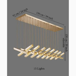 MIRODEMI® Albano Sant'Alessandro | Creative Stylish Crystal Led Chandelier For Living Room