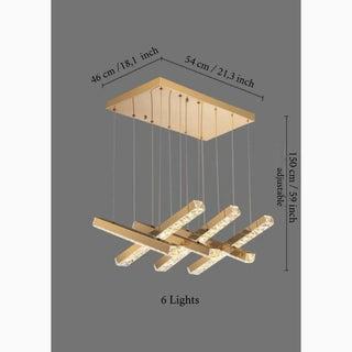 MIRODEMI® Albano Sant'Alessandro | Creative Stylish Crystal Led Chandelier For Modern Interior