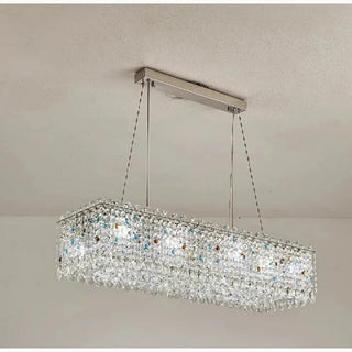 MIRODEMI Albaredo Arnaboldi Shining Diamond Modern Luxury Crystal Chandelier Chrome Colored
